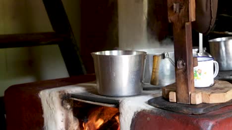 a traditional kitchen in a small town, rio vermelho, minas gerais, brazil