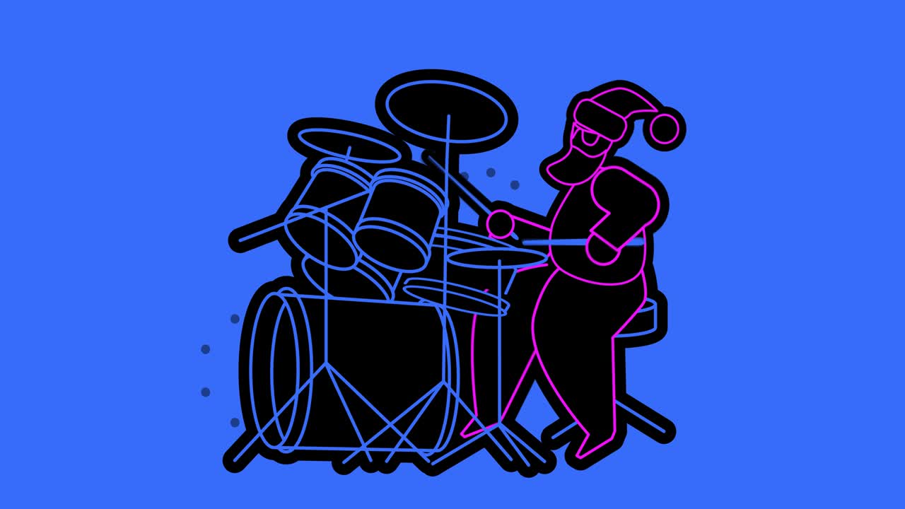 el baterista de santa claus