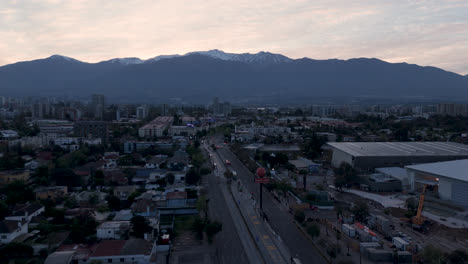 Cordillera-De-Los-Andes-Mountains-In-Winter-Morning-Santiago-De-Chile