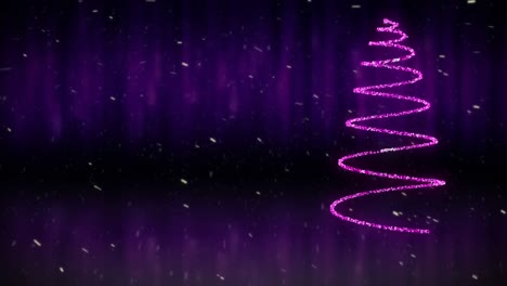 árbol-De-Navidad-En-Morado