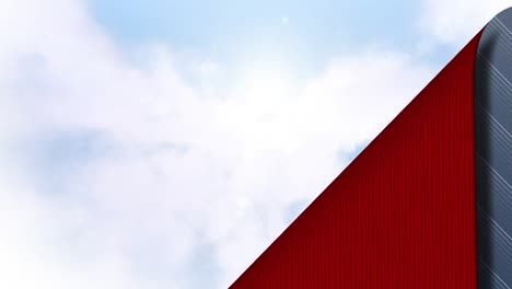 Papel-Tapiz-Retirado-Para-Revelar-Un-Cielo-Azul-Con-Nubes