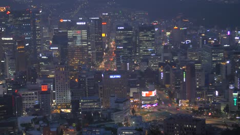 seoul skyline at sunset 17