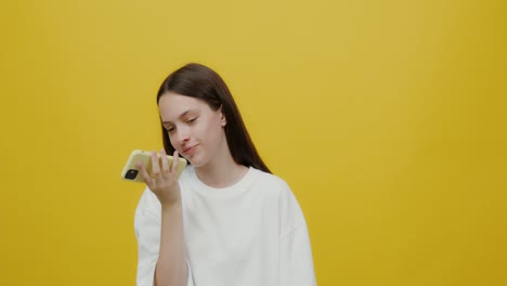 teenager holding a phone