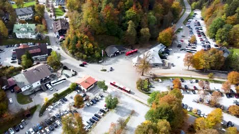 Topview-aerial-tilt-and-pan-up-to-the-horizon,-in-Germany