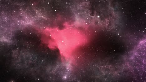 Gas-De-La-Nebulosa-Roja-En-El-Espacio-Profundo