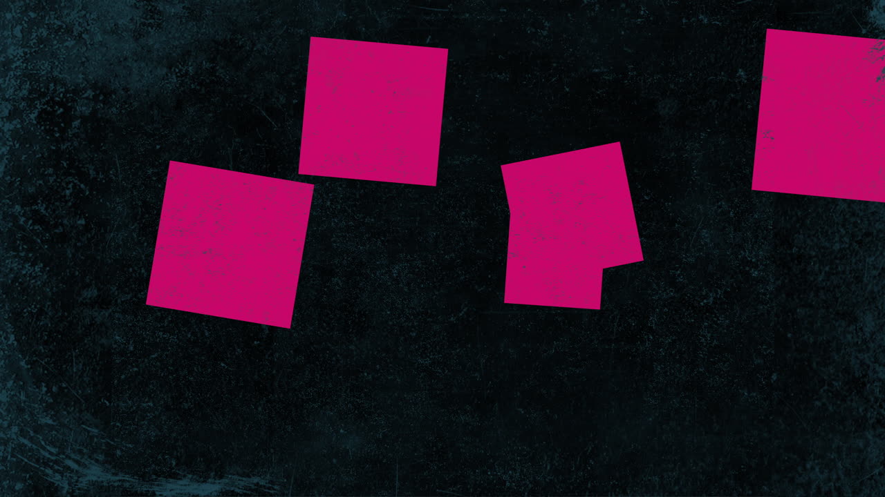 黒のグラデーションに赤い型紙