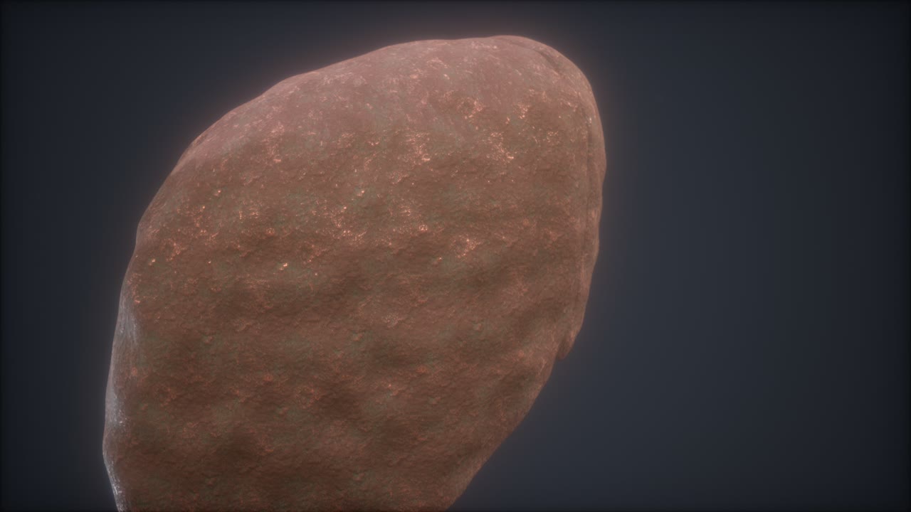 animación médicamente precisa del hígado humano en bucle 3d