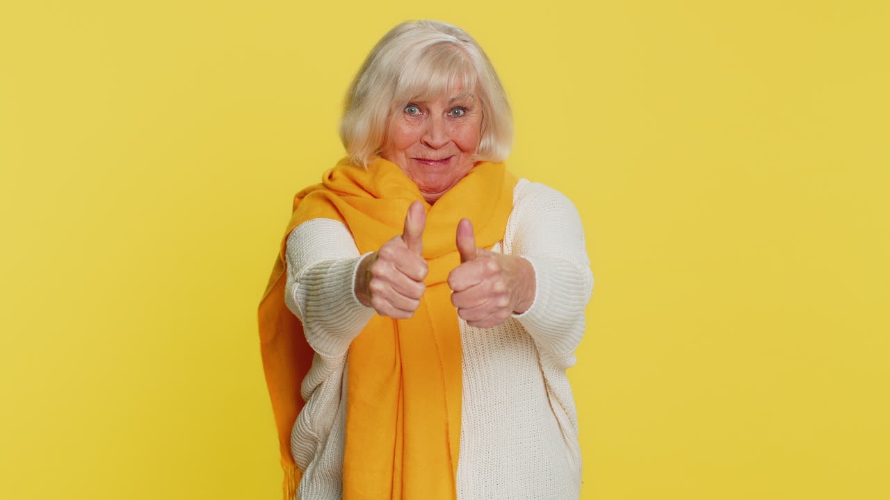 Happy senior woman celebrating success winning birthday lottery jackpot goal achievement good news