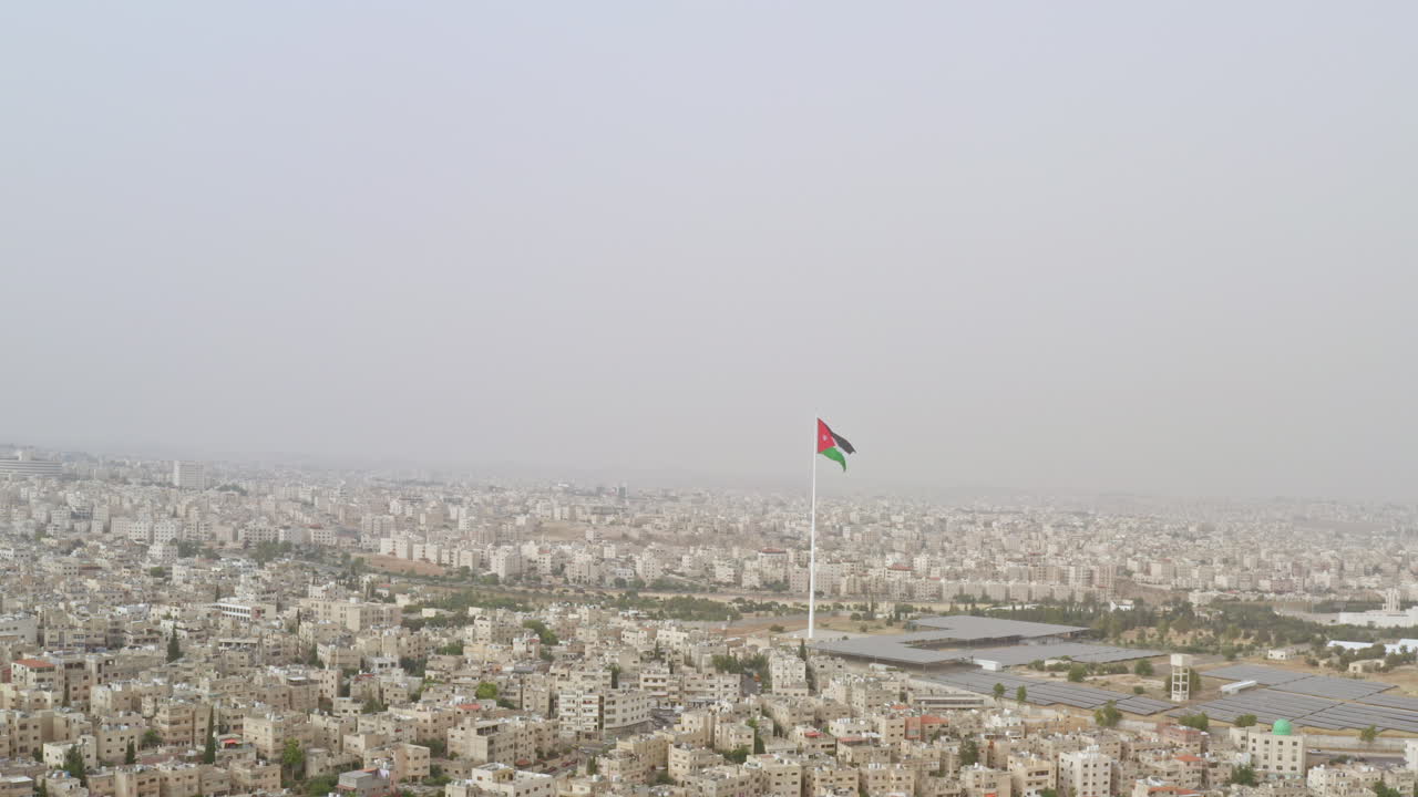 drone disparó sobre amman - jordania, junio de 2019