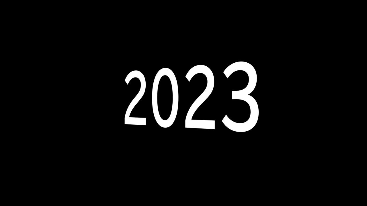 2023 text animation motion graphics