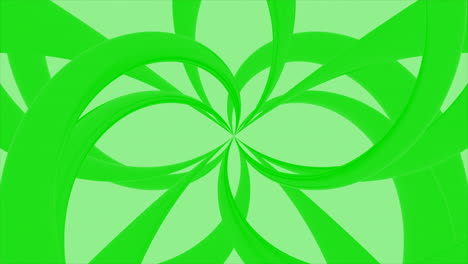 abstract green spiral design