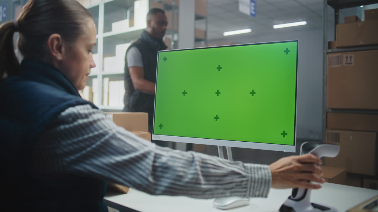 pacchetti di scansione per i lavoratori del magazzino