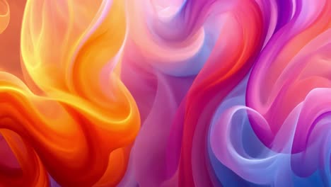 colorful abstract smoke art