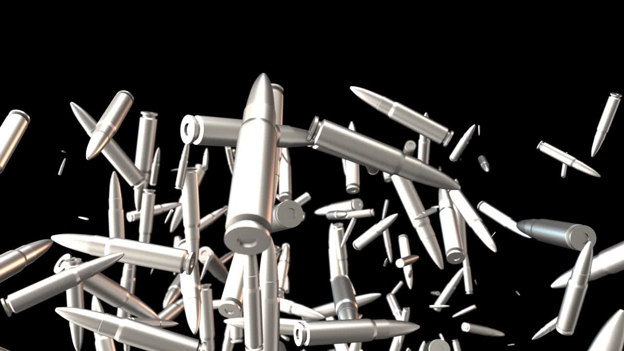 Sniper bullet rain 4K