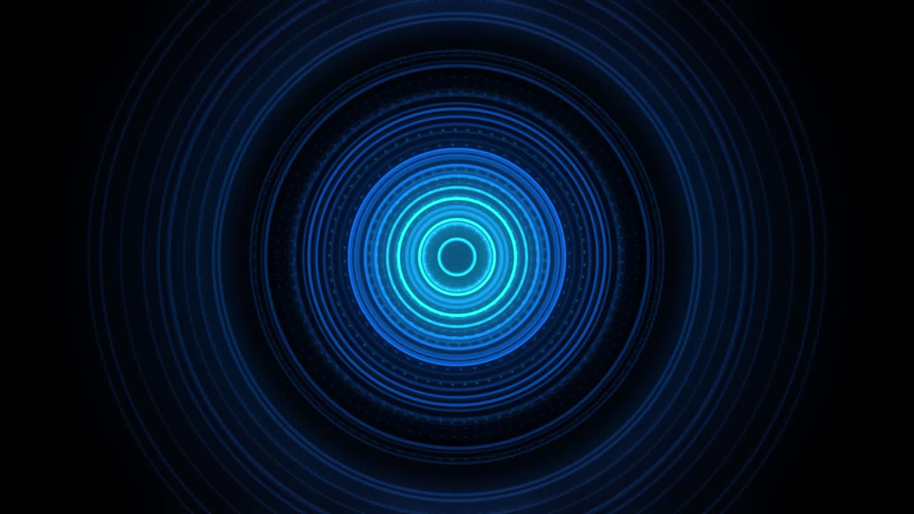 Abstract Geometric Pattern of Concentric Circles