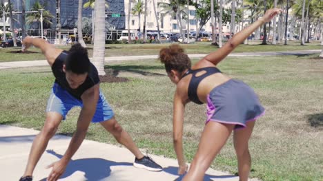 Couple-bending-and-stretching-in-park