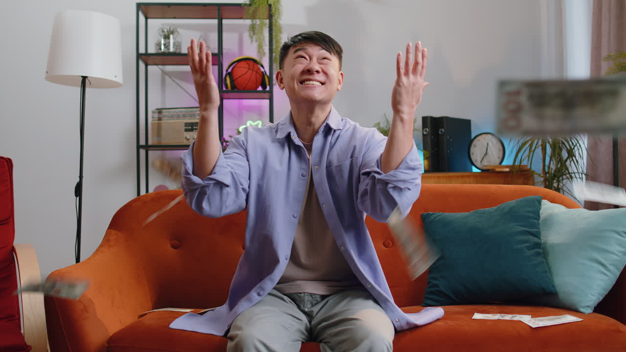 돈, 달러, 비가 떨어지고, 성공을 축하하고, 승리하고, 좋은 소식, 복권, 잭 ⁇  행운