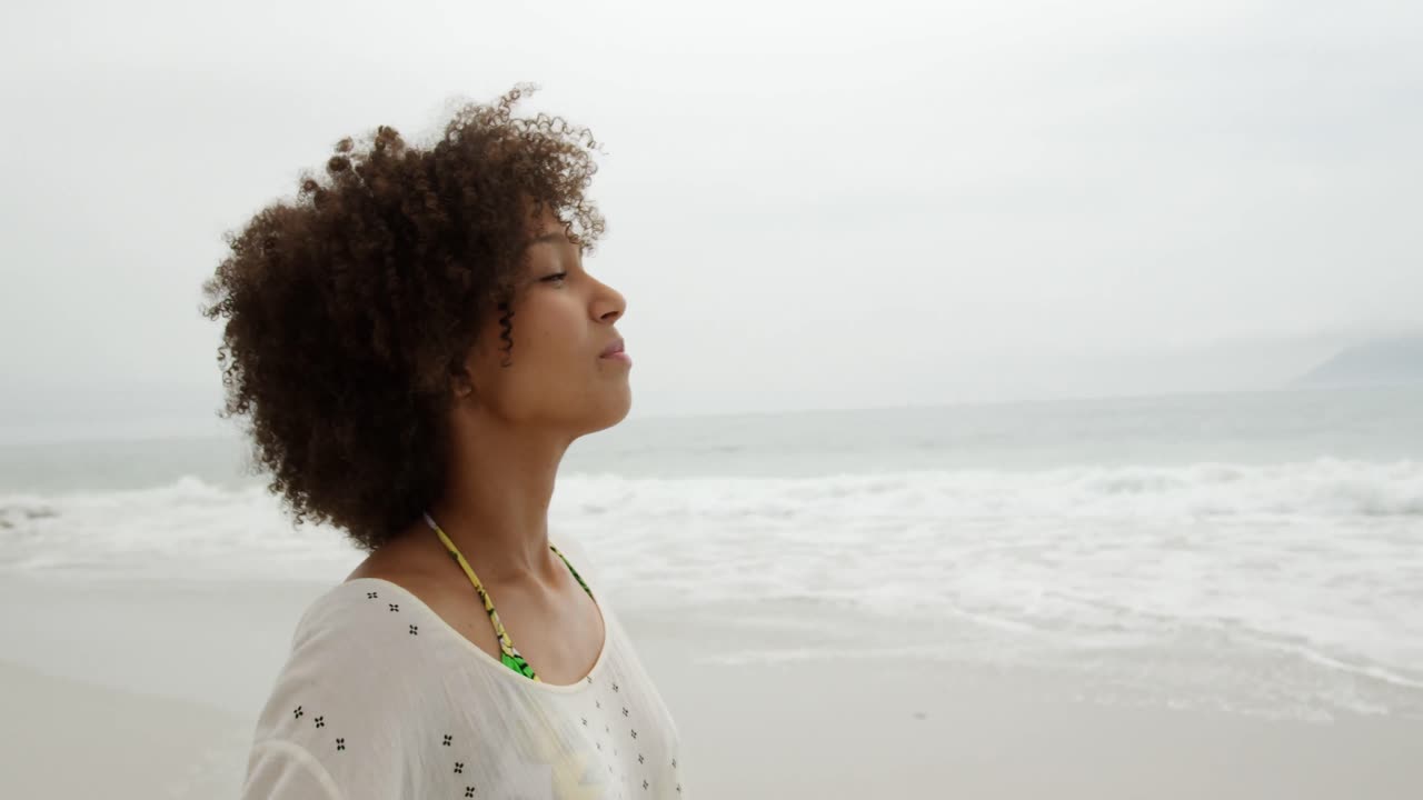 Couple enjoying free time by the sea