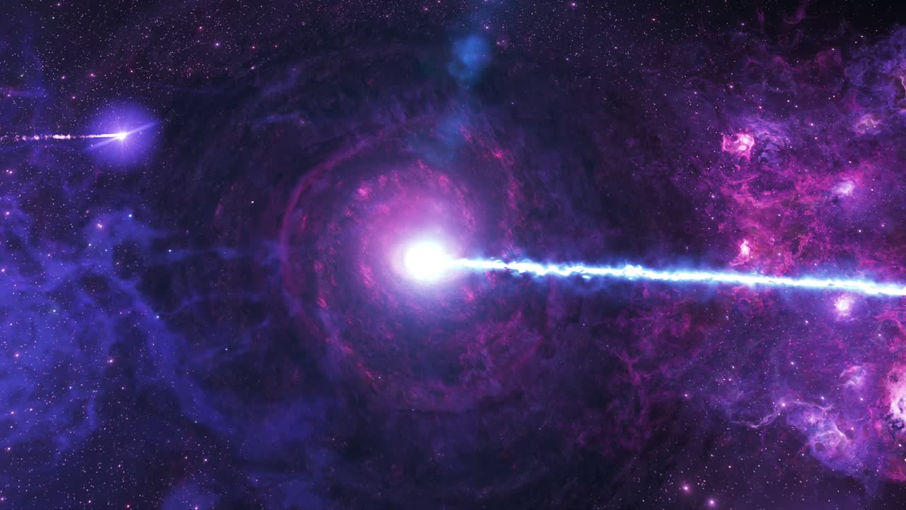 agujero negro con chorros