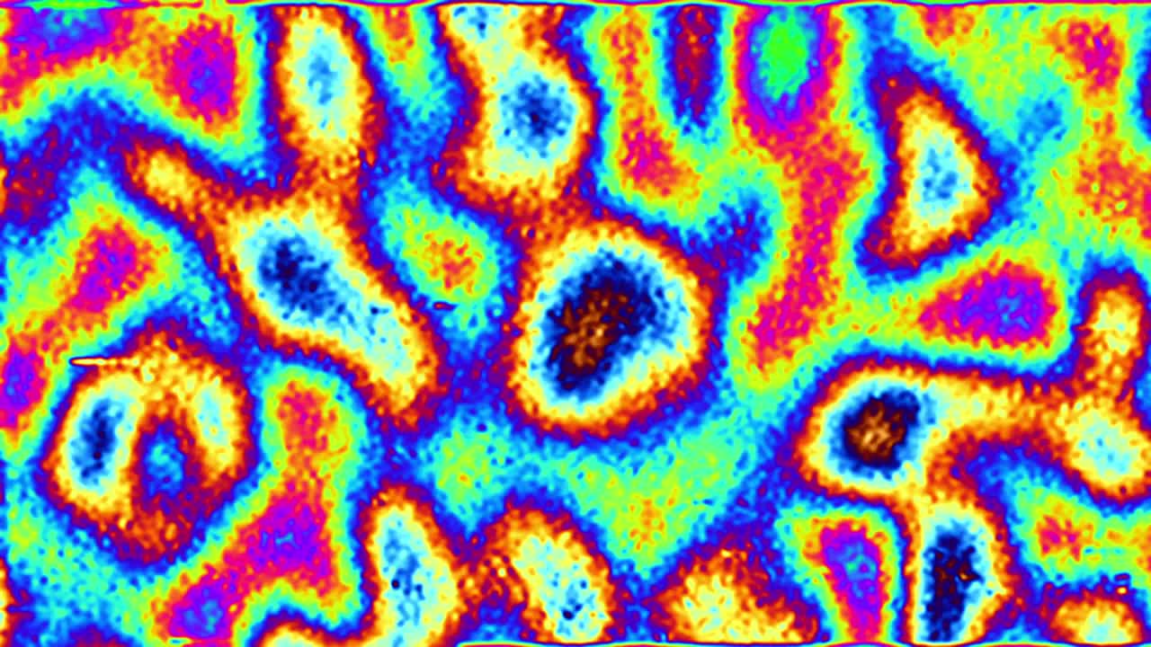 Hypnotism. Hypnosis. Kaleidoscopic looping