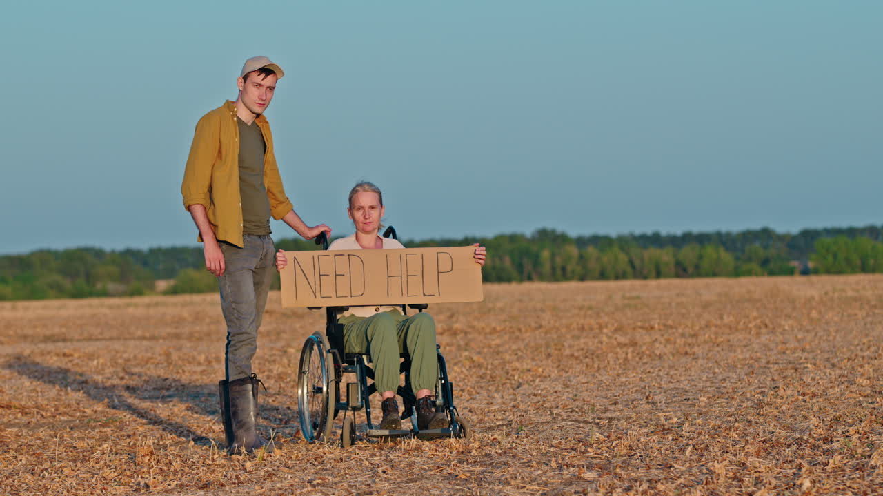 현장에서 도움을 필요로 하는 사람