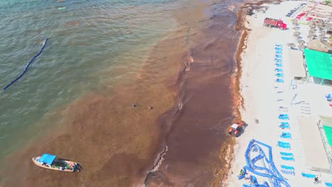 aerial, environmental challenges, coastline maintenance work, xpu-ha beach