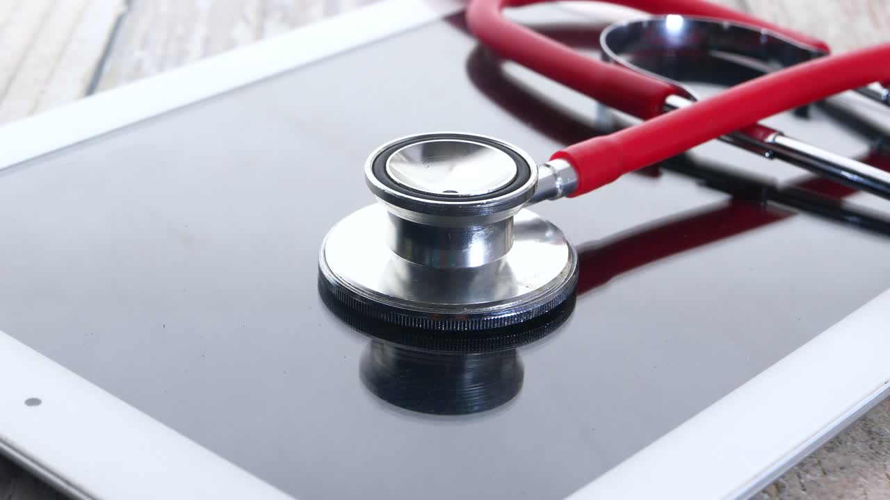 Stethoscope on a Tablet
