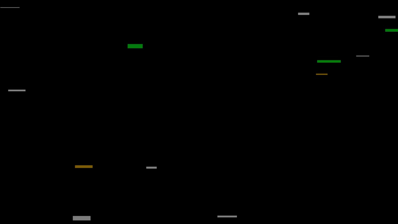 Digital Glitch Effect with Flickering Colorful Lines on Black Background