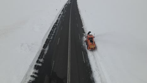 snowy road clearing