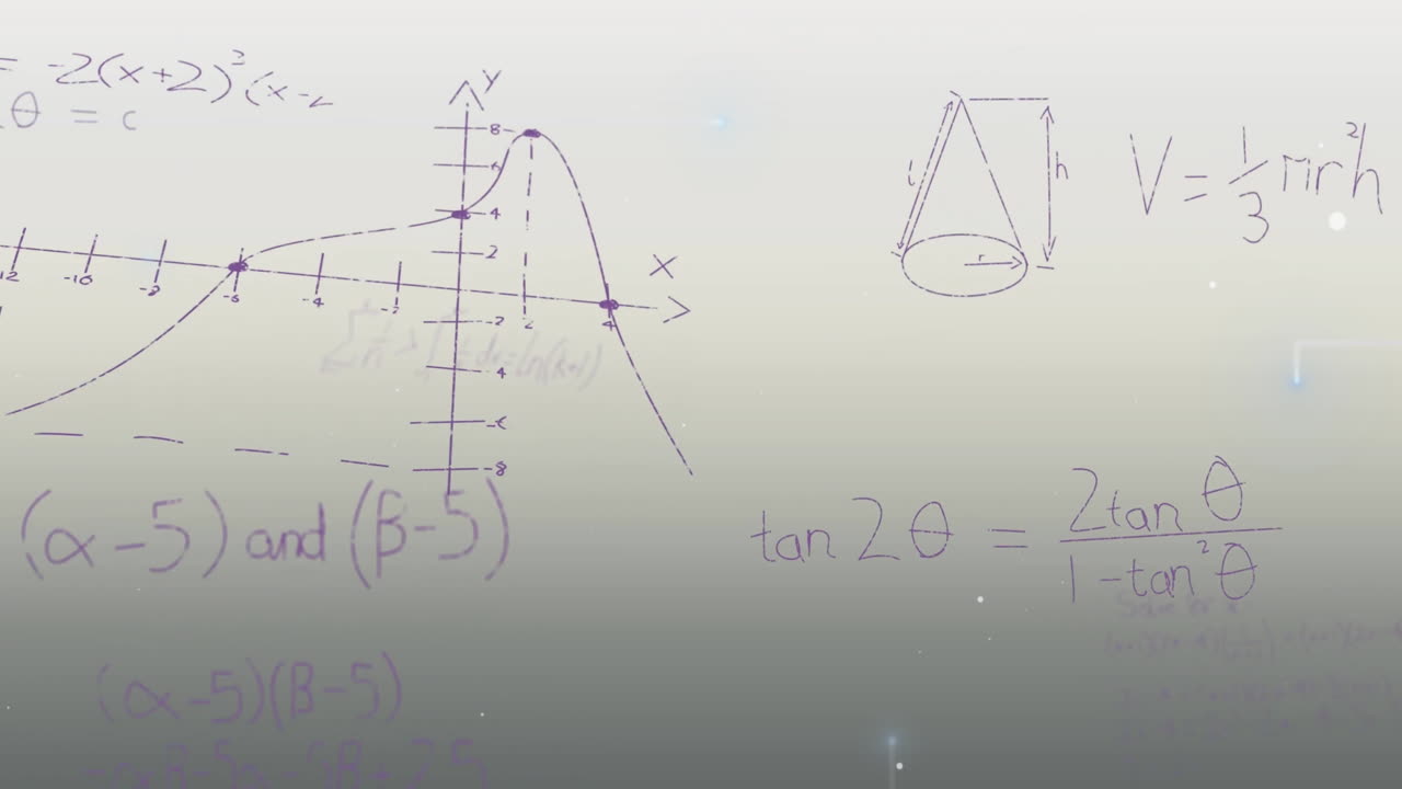 회색 배경 위의 디지털 데이터 처리의 애니메이션