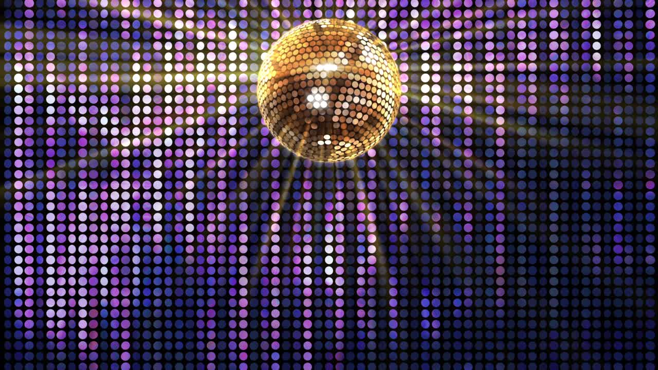 bola de espejo disco luces club de baile fiesta brillo de fondo