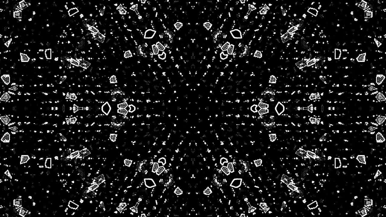 Bright abstract light governing full color, kaleidoscope