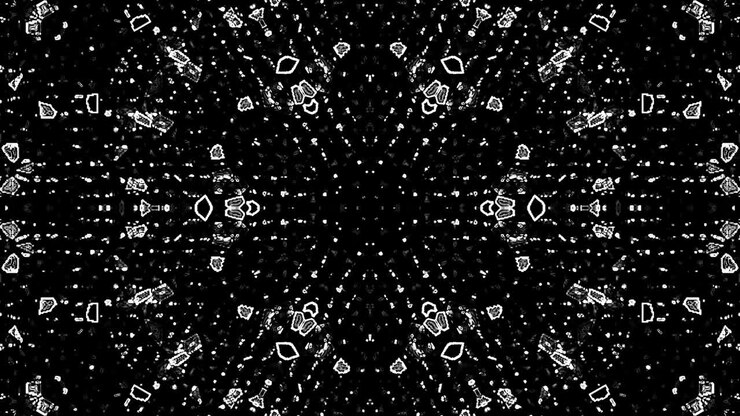 Bright abstract light governing full color, kaleidoscope