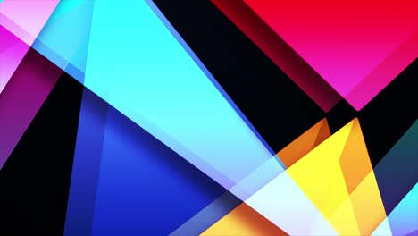 fondo visual en capas loco con elementos de diseño coloridos conectados. animación abstracta geométrica de formas brillantes de colores. luz de neón brillante multicolor para muestras de ilustraciones artísticas o gráficas