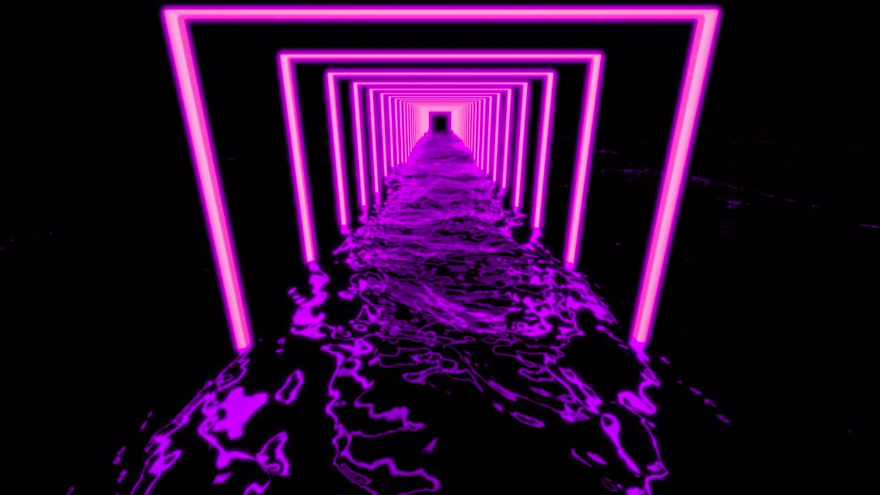 fondo púrpura y verde. diseño. una abstracción brillante en la que hay grandes cuadrados brillantes y desde la parte inferior de la cual el agua emite sombras de estos tonos en 3d.