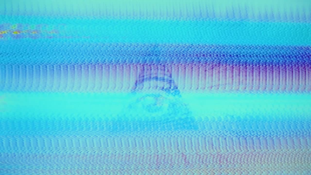 ojo iluminado en efecto de glitch analógico, disparo de detalle macro de billete de dólar