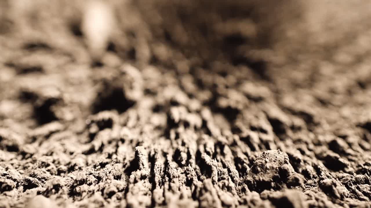 vista de cerca de macro granos de partículas metálicas