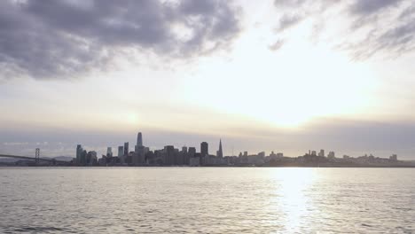 san francisco cityscape from treasure island location