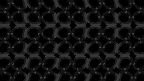 black and white pattern on a minimal background.