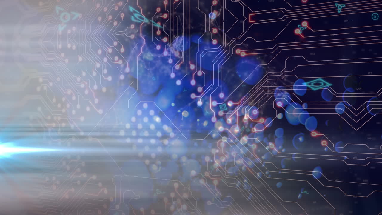 animación de la red de conexiones a través del código qr