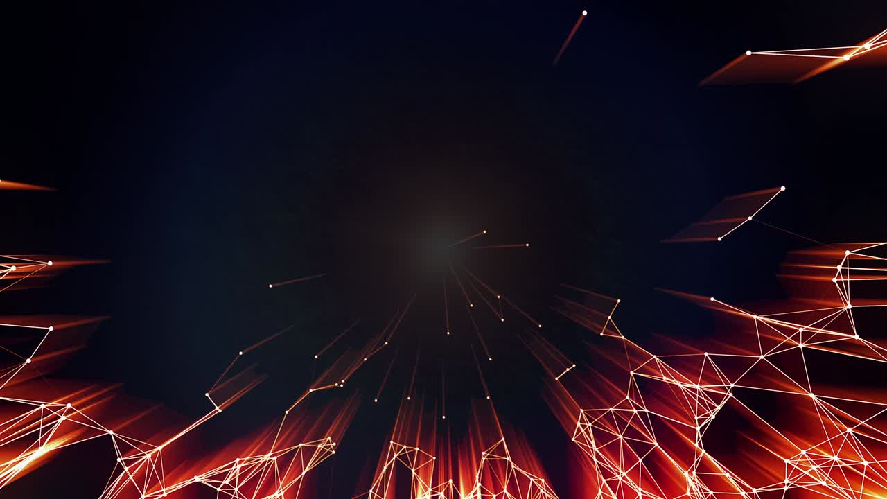 fantasía roja tecnología bucle animación plexo