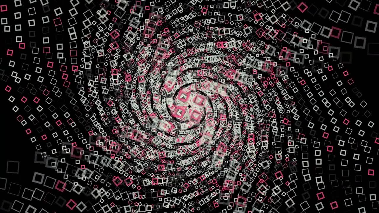 Abstract Geometric Spiral Pattern