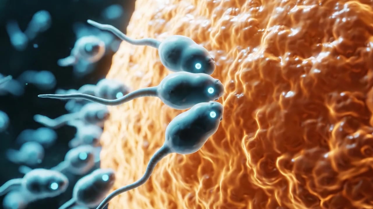 A Close Look at the Dynamic Interaction Between Sperm Cells and an Ovum: The Intricate Journey of Fertilization and Reproductive Biology