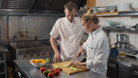 chef teaching cooking master class