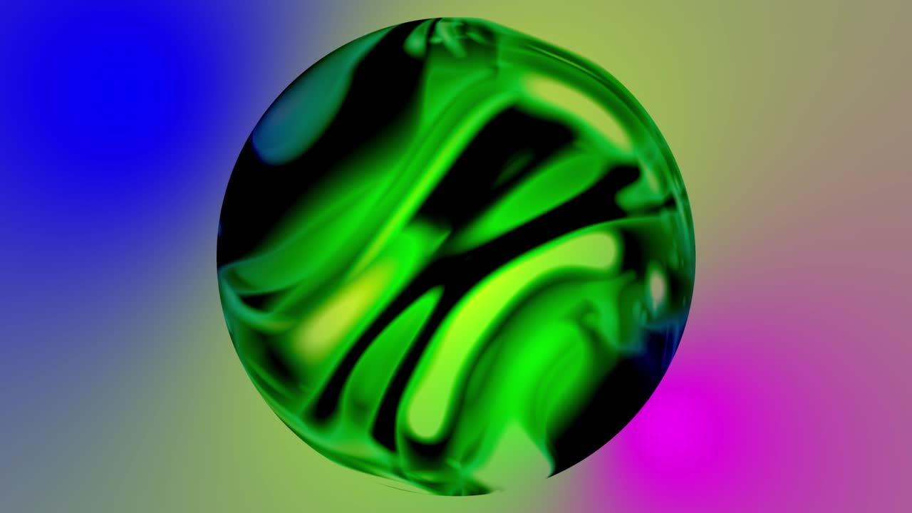 abstracto colorido colores vibrantes pintura verde oscuro explosión esfera fondo líquido