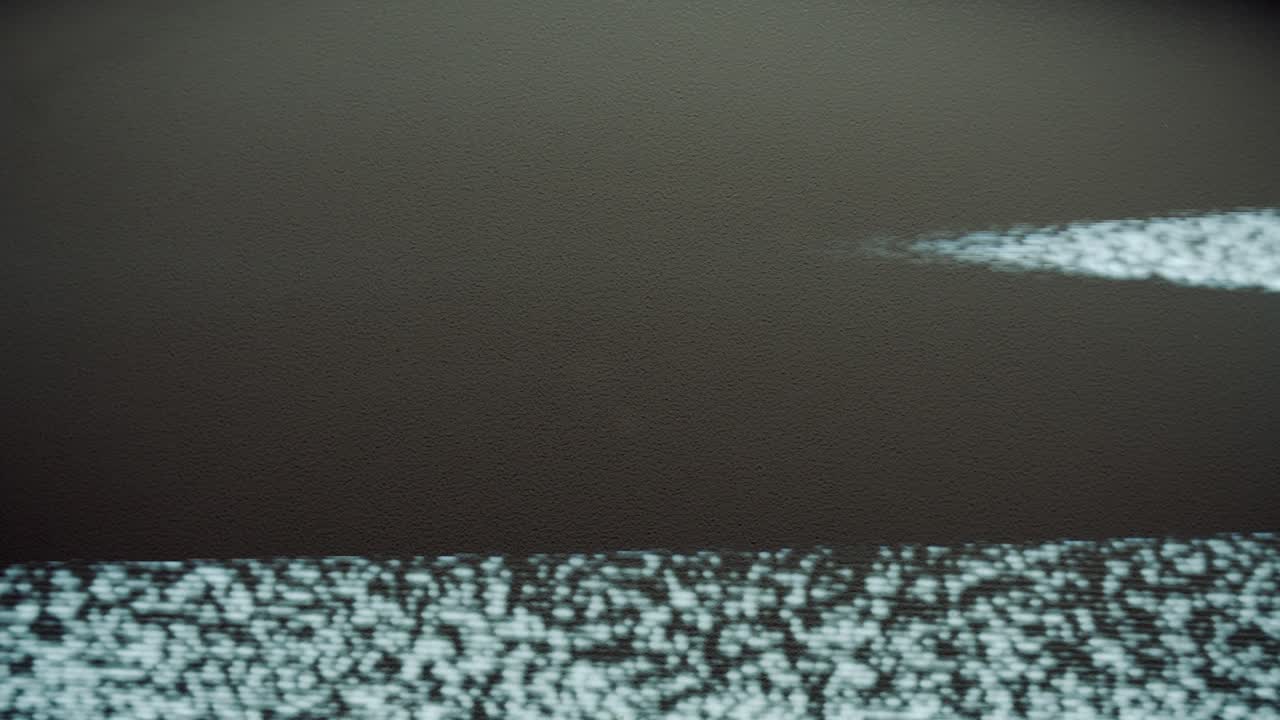 Analog TV Static and White Noise Glitch Effect