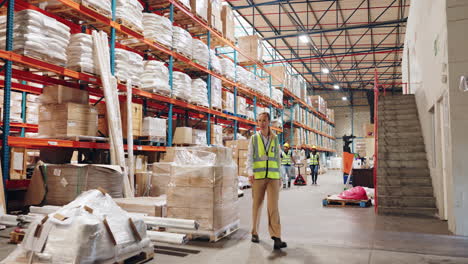 warehouse inventory management and workers