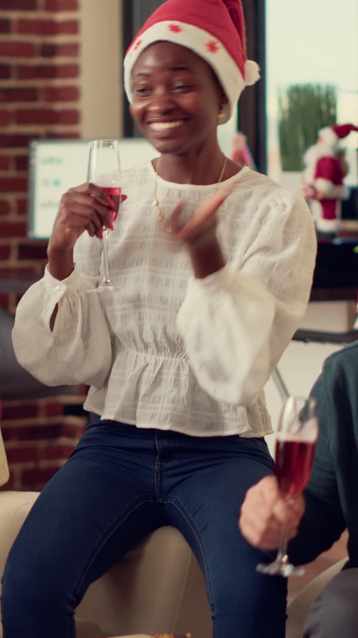 Festive Christmas Celebration with Friends