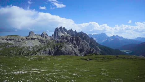 national nature park tre cime in the dolomites alps. beautiful nature of italy.