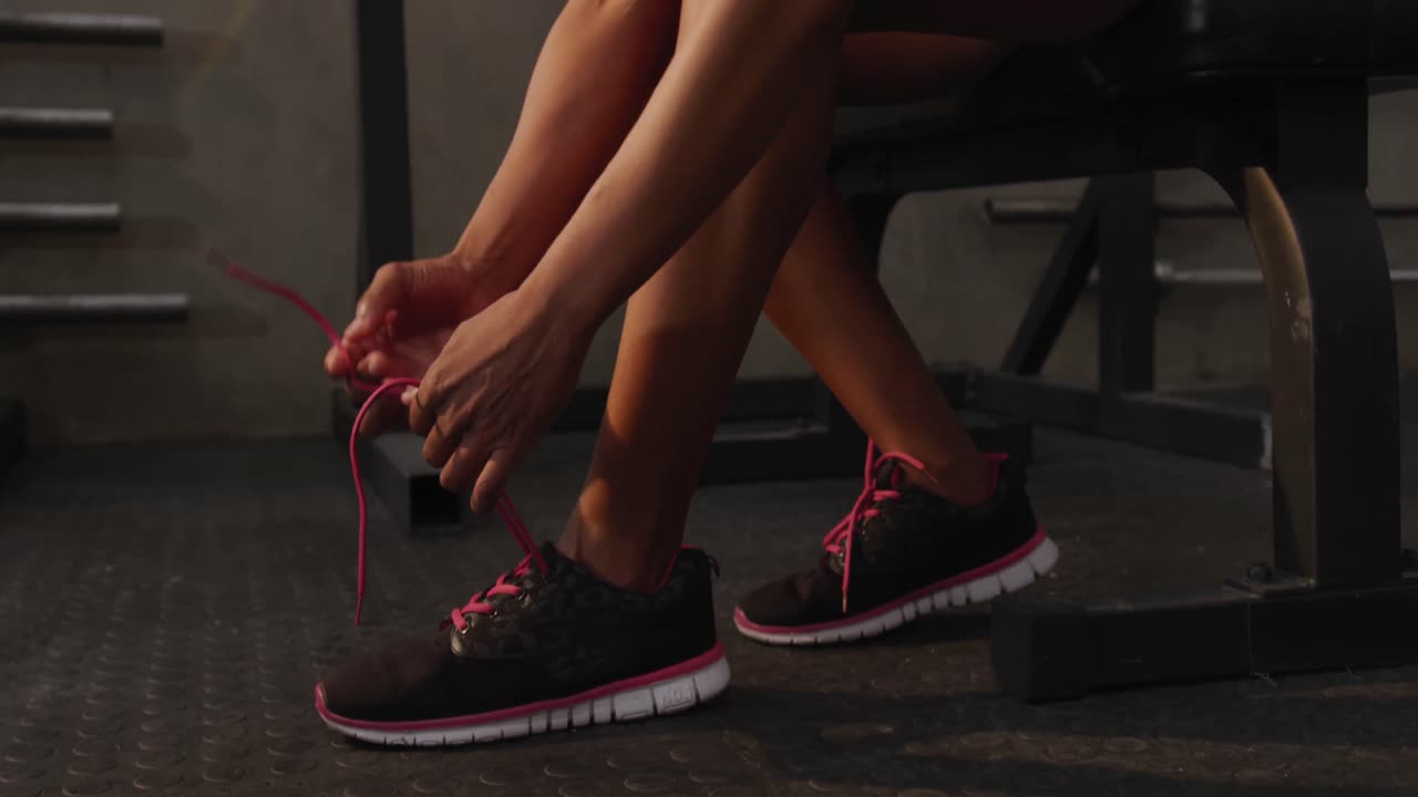 Cross training at a gym